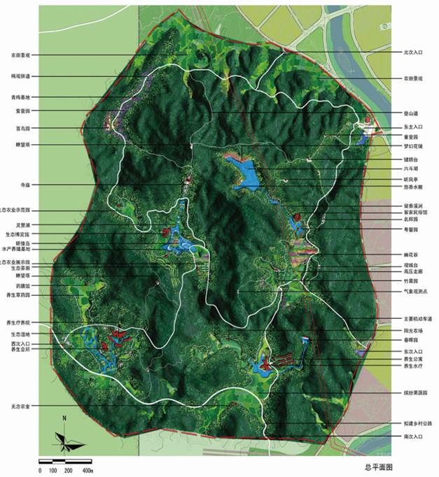 广东陆河岳溪生态博览园总体规划