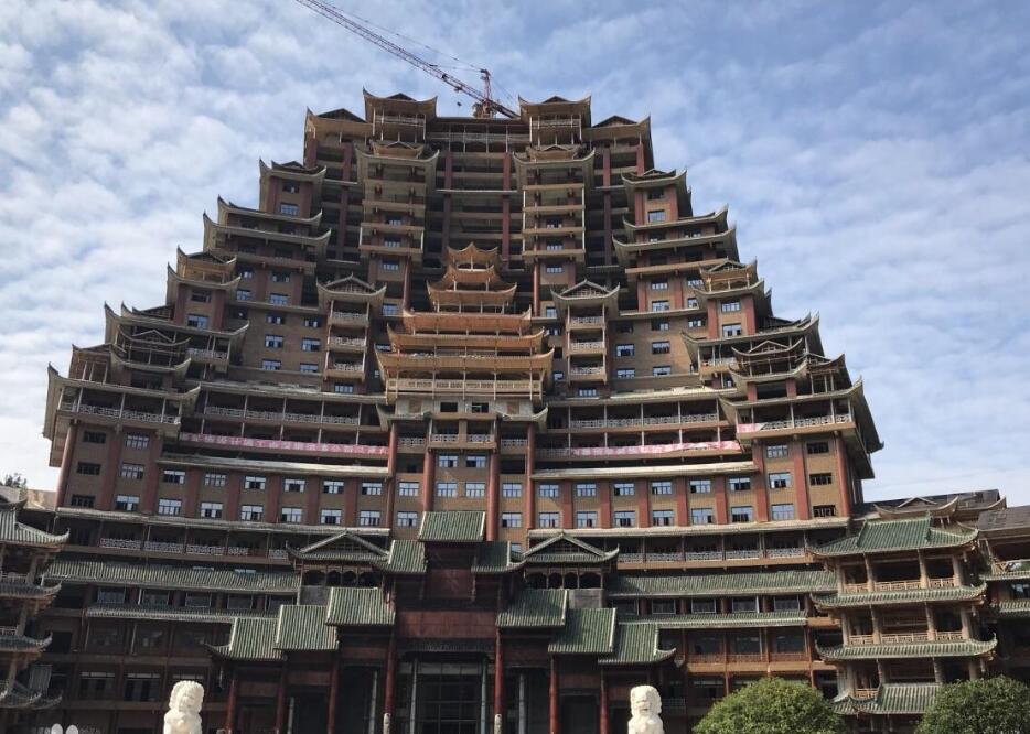 水司楼高99.9米整体建筑榫卯结构打造没用一颗螺丝钉